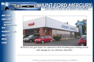 Hunt Ford Mercury Car Dealership
