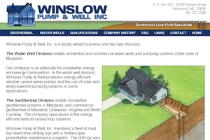 Winslow Pump and Well, Inc